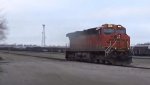 BNSF 6313 sits lonely
